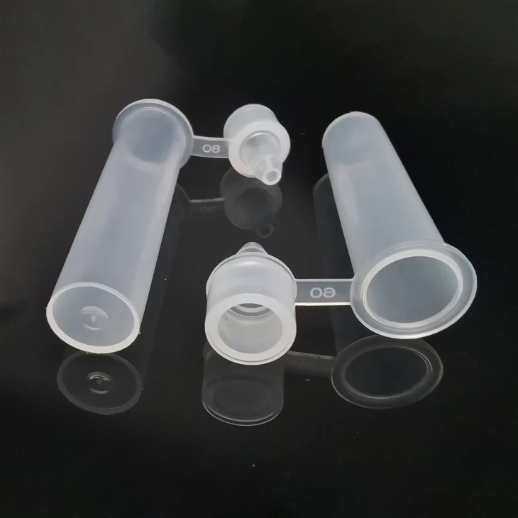 plastic test tubes with cap